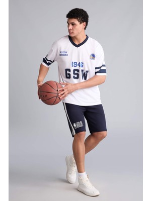DeFacto NBA Wordmark Standart Fit Şort G2444AX26AU