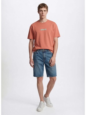Wrangler Mavi Erkek Regular Fit Denim Şort