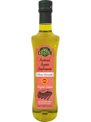 Kristal Sarıulak Natürel Sızma Zeytinyağı 500 ml Cam Şişe
