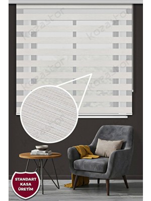 Empressco Şık Ekru Bambu Zebra Perde, Modern ve Hafif Tasarım
