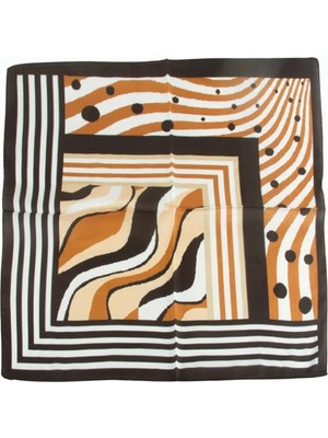 Eco Lounge Benekli Desenli Zr Şifon Fular 50*50 cm