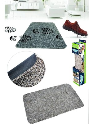 Drop Tedarik Clean Step Mat Yıkanabilir Mikrofiber Kir Toz Emici Iç-Dış Ortam Paspas