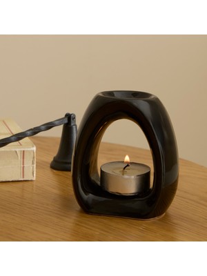 Karaca Home Glossy Buhurdanlık Siyah
