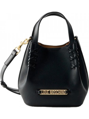 Love Moschino El Çantas, Standart, Siyah