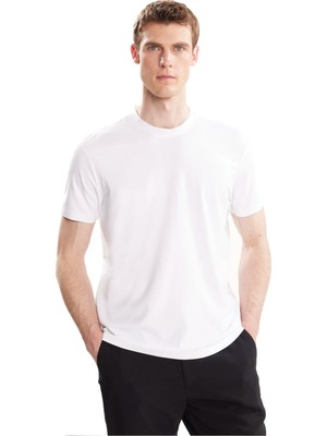 Ted Baker Kırık Beyaz Erkek T-Shirt TBMRTS2068