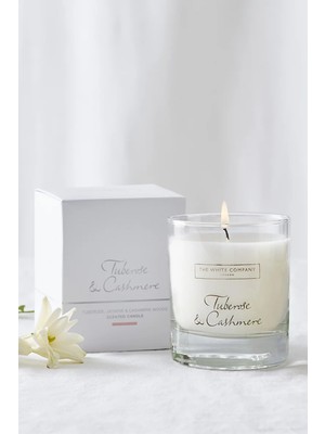 The White Company Tuberose & Cashmere Signature Kokulu Mum 140 G