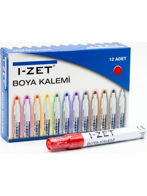 I-Zet Paint Marker Kalem Kırmızı 12 Adet