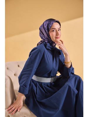 Silk Home Twill Ipek Desenli Eşarp 11526