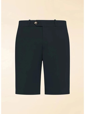 Roberto Ricci Designs Lacivert Erkek Slim Fit Şort Surflex Soft Touch