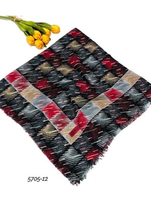 5705 Flamlı Pamuk Eşarp