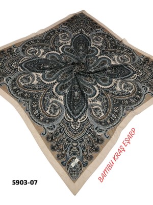 Dolce Desenli Bambu Eşarp