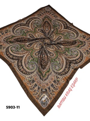 Dolce Desenli Bambu Eşarp
