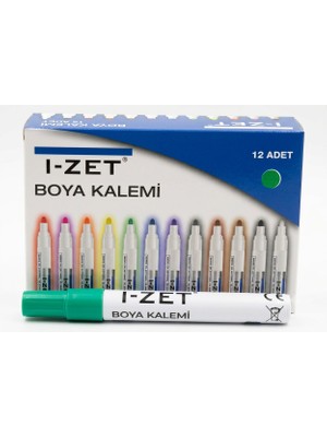 I-Zet Paint Marker Kalem Yeşil 12 Adet