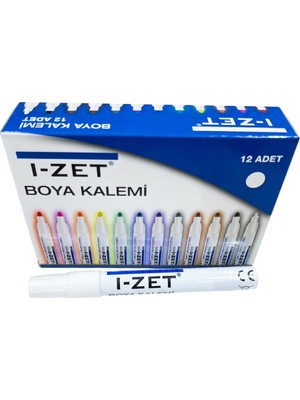 I-Zet Paint Marker Kalem Beyaz 12 Adet