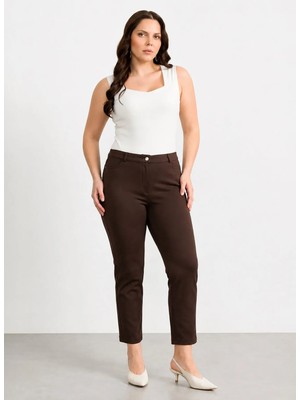 Selen Kahverengi Kadın Pantolon 26YSL5621