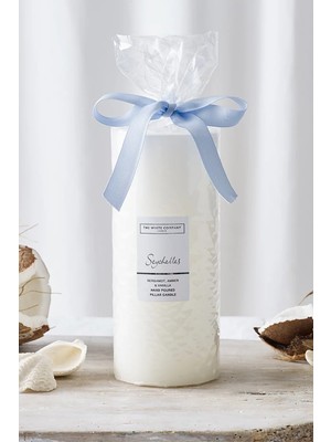 The White Company Seychelles Büyük Silindir Kokulu Mum 895 G