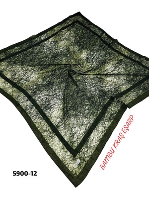 Dolce Desenli Bambu Kraş Eşarp