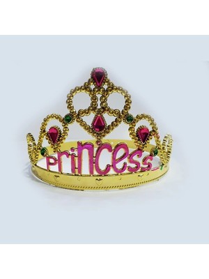 Nevamel Princess Taç Gold Renk