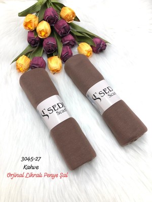 3045 Lüks Likralı Penye Şal