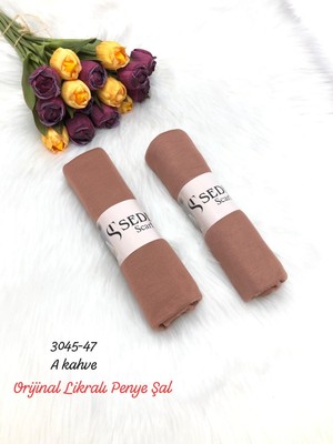 3045 Lüks Likralı Penye Şal