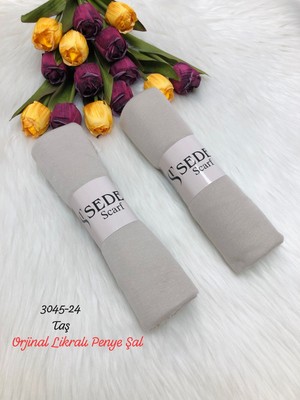 3045 Lüks Likralı Penye Şal