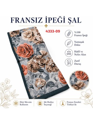 Sedef Fransız İpeği Şal