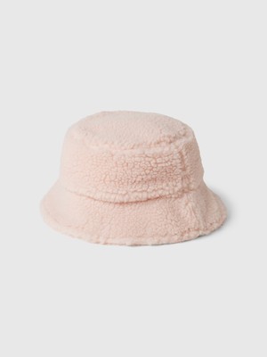 Gap Kız Çocuk Pembe Sherpa Bucket Şapka