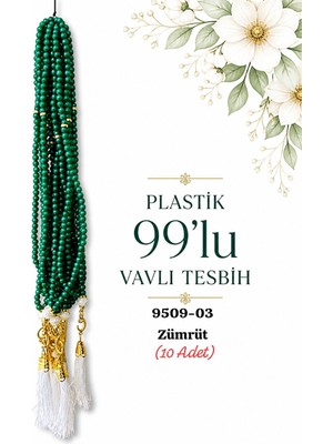 Sedef Plastik Vavlı Tesbih
