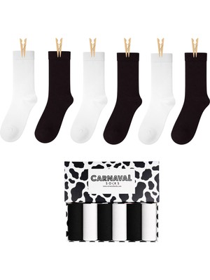 Carnaval Socks Carnaval Classic Mono 6’lı Erkek Soket Çorap Seti / Premium Günlük Seri