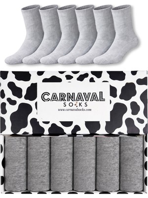 Carnaval Socks Carnaval Terry Melanj 6’lı Unisex Soket Çorap Seti