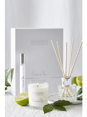 The White Company Lime & Bay Mini Ev Kokusu Hediye Seti