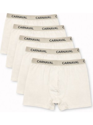 Carnaval Socks Carnaval Cream Light  Erkek Boxer 5’li Set