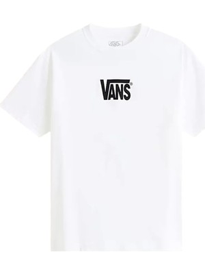 Vans Stretch Logo Ss Tee Erkek Beyaz T-Shirt - VN000SWD