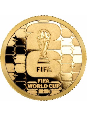 Mdm Agakulche Fıfa Dünya Kupası 2026 Logo Altın Sikke Coin