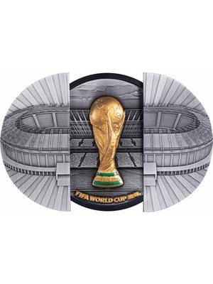 Mdm AgaKulche FIFA Dünya Kupası 2026 Mekanizmalı Stadyum Gümüş Sikke Coin
