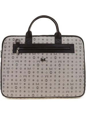 Bilik Deri Monogram Unisex Laptop & Evrak Çantası