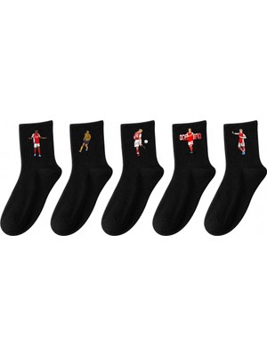 Rabona Fashion North London Red Legends 5'li Futbol Çorap Seti