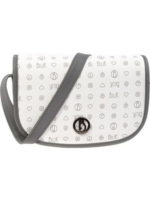 Bilik Deri Monogram Kadın Çapraz Askılı Çanta