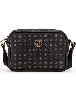 Bilik Deri Monogram Kadın Çapraz Askılı Çanta