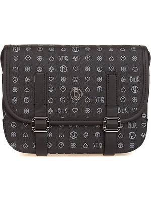 Bilik Deri Monogram Kadın Çapraz Askılı Çanta