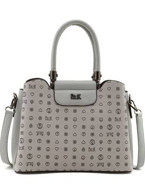 Bilik Deri Monogram Kadın El Çantası