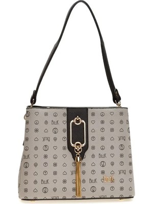 Bilik Deri Monogram Kadın El Çantası