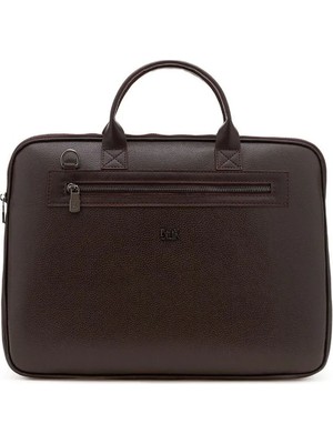 Bilik Deri Logo Detaylı Unisex Laptop & Evrak Çantası