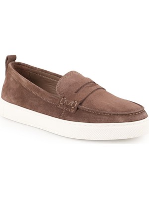 Libero LZ5898 Loafer Detaylı Süet Kalın Eva Taban Kadın Sneaker / Slip-On