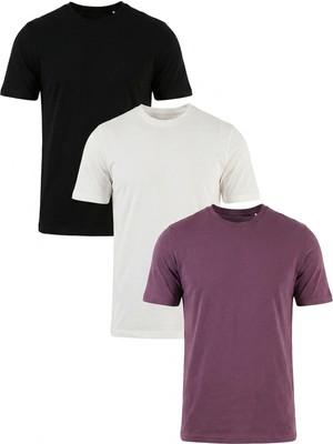 Buratti Pamuklu Regular Fit Bisiklet Yaka 3'lü Paket T Shirt Erkek T Shirt 59020204S3