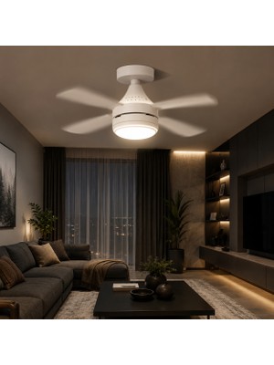 82 Watt 3 Farklı Renk Modlu Dimlenebilir Cata Karayel Kumandalı Fan LED Ampul