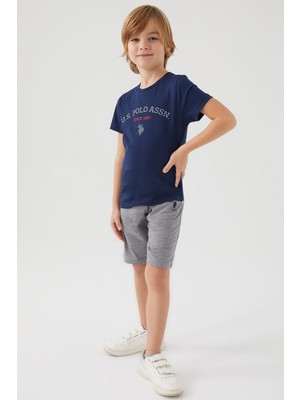 U.S. Polo Assn. U.S. Polo Assn Erkek Çocuk Lacivert Bermuda Takım US1369-C-V3