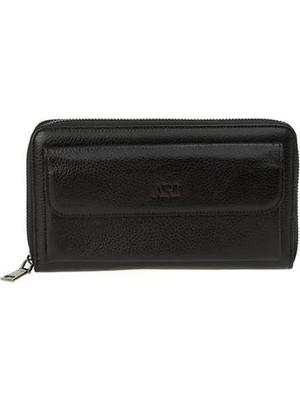 Bilik Deri Logo Detaylı Erkek Portföy & Clutch Çanta