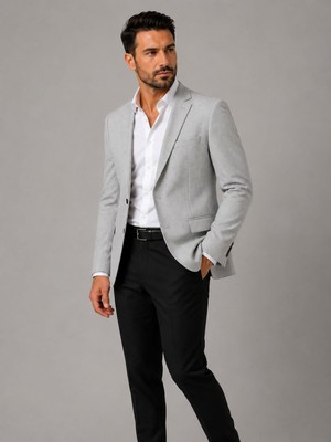 Classics Men Erkek Italyan Kesim Yarım Astar Blazer Ceket Klasik ve Modern Şıklık - 7732