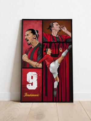 Rabona Fashion Zlatan Legacy No.9 Çerçeveli Poster